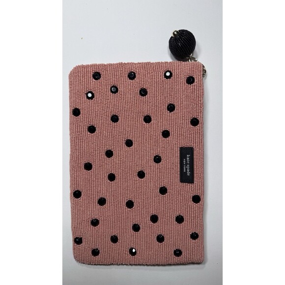 Kate Spade On Purpose Gia Medium Beaded Pouch - Picture 1 of 4